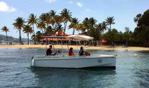 Location de bateau sans permis Martinique